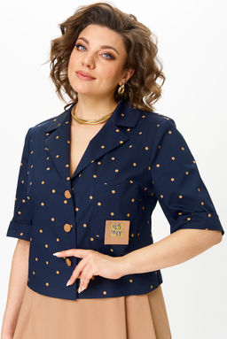 Костюм Aira Style 24120 Капучино+синий