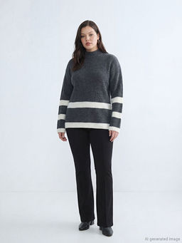 Ekstra Dar Fit ?spanyol Pa?a Kad?n Pantolon