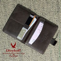 Мужская кожаная обложка для паспорта и автодокументов Dierhoff Д 6011-904 - Sergio valentini фото 6