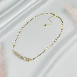 Колье на цепочке из Жемчуга 42 см +