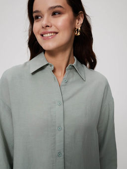 Рубашка 322.030056/зеленый - Seven senses фото 8