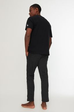 TRENDYOL MAN Lacivert Bask?l? Regular Fit Orme Pijama Tak?m? THMAW21PT0393 - Trendyolmilla фото 18