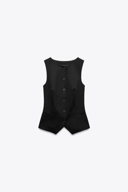 FITTED WAISTCOAT TOP - Zara фото 5