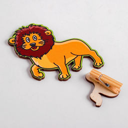 Головоломка деревянная «Чей хвост»