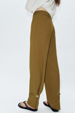 TROUSERS WITH ADJUSTABLE HEM - Zara фото 12