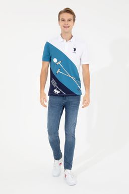 U. S. Polo Assn Мужская футболка-поло Petrol - U.s. polo assn фото 3