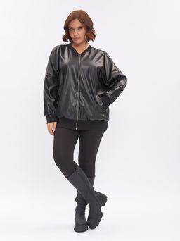 Бомбер из эко-кожи ZGA00409BLS01