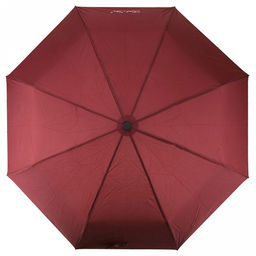 Зонт механический Моно с серебром ткань эпонж (полиэстер), 8 лучей, д/купола 92см, 3 сложения, 23,5см в сложенном виде, ручка с антискользящим покрытием, бордовый с серебряной нитью, 286гр (Китай) - Домашняя мода фото 4
