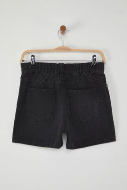 TRENDYOLMILLA Siyah Beli Lastikli City Denim Sort TWOSS25SR00153  фото 7