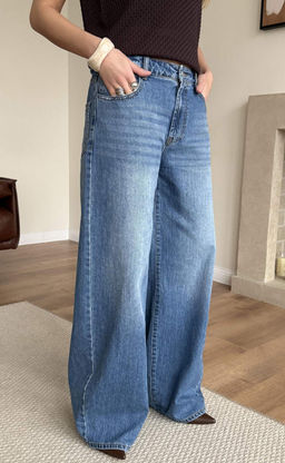 Джинсы жен. F612-0113 m.blue