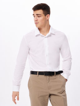 Сорочка мужская длинный рукав GREG 100/238/WH/SZR STRETCH