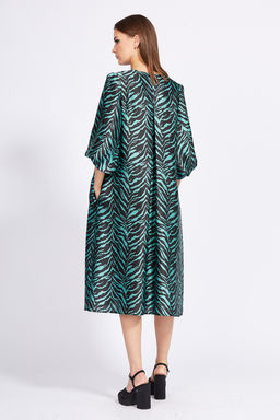 Платье 2286 изумруд с рисунком - Eola фото 8