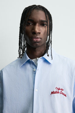 GRAPHIC STRIPED SHIRT - Zara фото 5