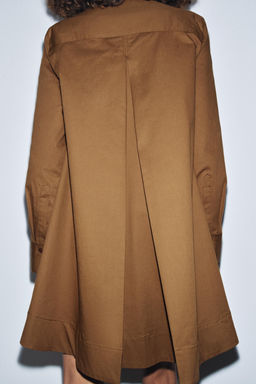 ZW COLLECTION POPLIN SHIRT DRESS - Zara фото 5
