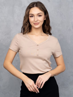 Футболка рубчик лапша кашкорсе с лайкрой.