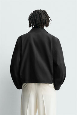 TEXTURED ZIP-UP JACKET - Zara фото 3