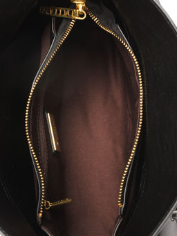 LACCOMA сумка АМ2276-черный натуральная кожа хлопок