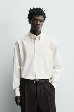 LIMITED EDITION REGULAR FIT TEXTURED SHIRT - Zara фото 2