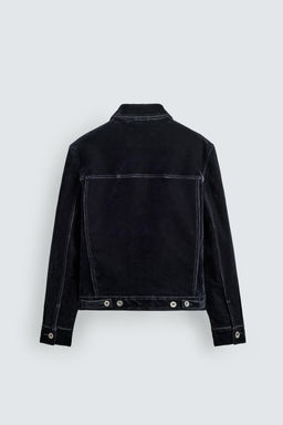 FLOCKED VELVET JACKET - Zara фото 8