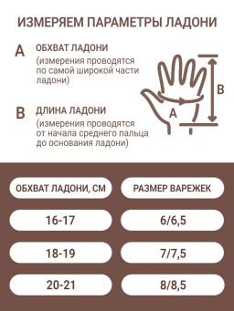 Варежки экомех рысь