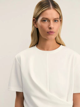 Футболка асимметричного кроя / Zarina  фото 6