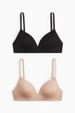 Pack de 2 sujetadores de microfibra sin aros - H&m фото 9