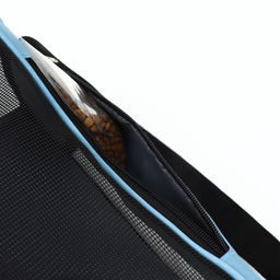 Сумка-переноска сетчатая,52 х 25 х 33 см, голубая - Пижон фото 12