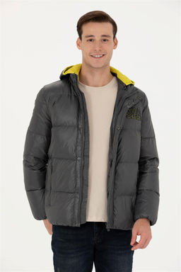 Мужское пальто антрацитового цвета Неожиданная скидка в корзине - U.s. polo assn фото 3