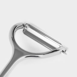 Овощечистка Доляна Идея, нержавеющая сталь, цвет чёрный  фото 6