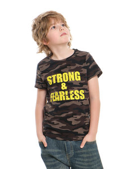 Футболка с принтом для девочки UD 4653 камуфл - Mini maxi фото 10