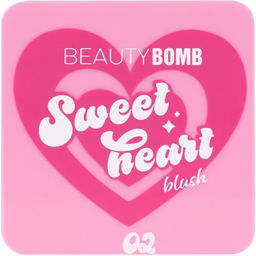 Румяна Beauty Bomb Sweetheart тон 02 персиковый с шиммером  фото 2
