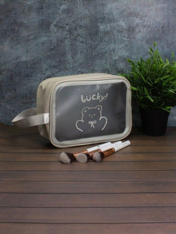 Косметичка "Lucky bear", gray (18х25х11 см)