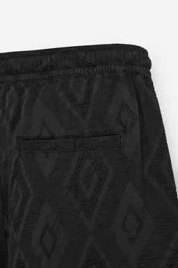 GEOMETRIC PRINT JACQUARD BERMUDA SHORTS - Zara фото 20