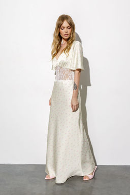 Платье Pirs 6662 пастельный желтый  фото 4