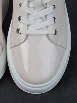 05-PDD215-1 BEIGE Кроссовки женские (натуральная кожа)