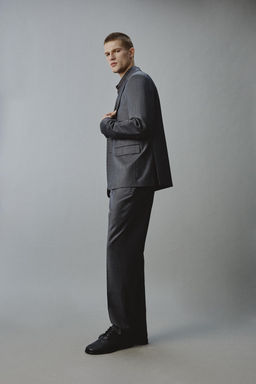 BLAZER REGULAR FIT TRAJE RAYA DIPLOM?TICA / Gris - Zara фото 4