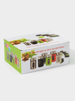 Цена за 12 шт. Ёмкость для специй «Стиль», 100 мл, 4.5×8 см, стекло, бирюзовая