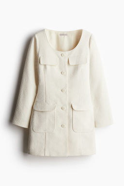 Vestido blazer de boucl?