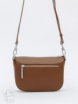 Сумка женская кожаная 1028C brown Polina&Eiterou