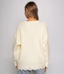 Джемпер #КТ6138 (1), кремовый - Dommod фото 3