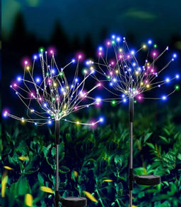 Светильник садовый на солнечной батарее Фейерверк 90 лампочек / PMF-01 /уп 2/120/разноцветный