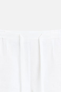 100% LINEN BERMUDA SHORTS - Zara фото 17