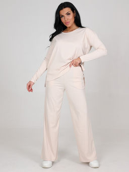 026-ЖК КОСТЮМ ЖЕНСКИЙ (брюки) (Молочный) - А-дина фото 2