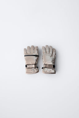 GUANTES ENGOMADOS WINDPROOF SKI COLLECTION / Plata