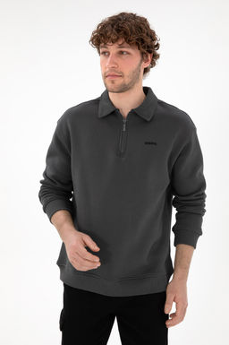 Мужская базовая толстовка Anthracit Неожиданная скидка в корзине - U.s. polo assn фото 3