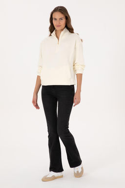 Kad_n Krem Sweatshirt - U.s. polo assn фото 4