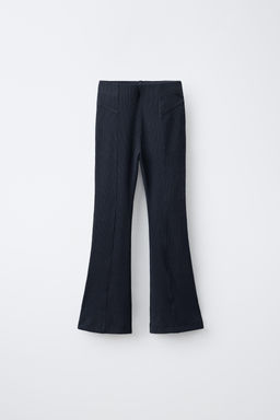 LEGGING RIB FLARE / Marino