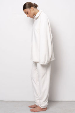 Брюки женские из теплой плюшевой ткани 6711W-50153.1H-121 - Almando melado фото 4