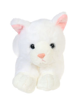 Мягкая игрушка "Ленивый котик" цвет белый, 49 см