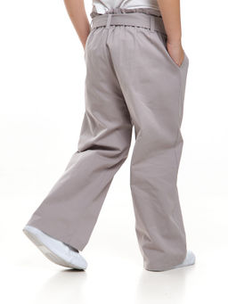 Брюки для девочки прямого кроя UD 7157 св.серый - Mini maxi фото 2